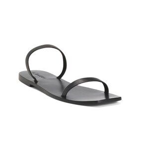 A.EMERY Black Leather The Lola Sandals